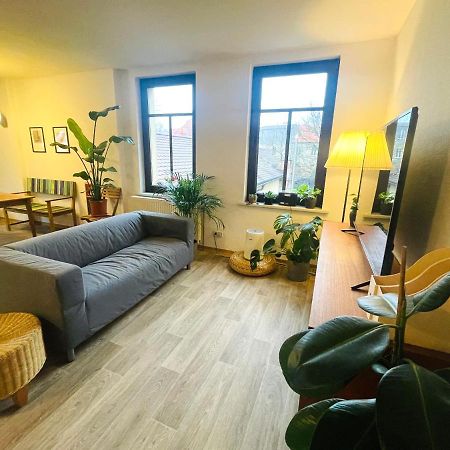 P6 - Familienwohnung Am Park Und Saale Halle  Eksteriør bilde
